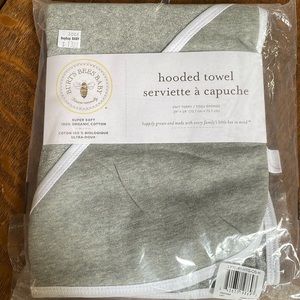 Burt’s bees baby organic hooded towel